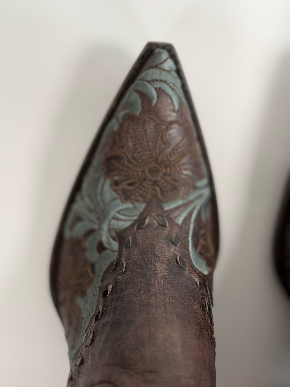 Old Gringo Women's Erin Cowgirl Boots Size 7.5 B Floral Brown Leather Rodeo - Picture 8 of 16